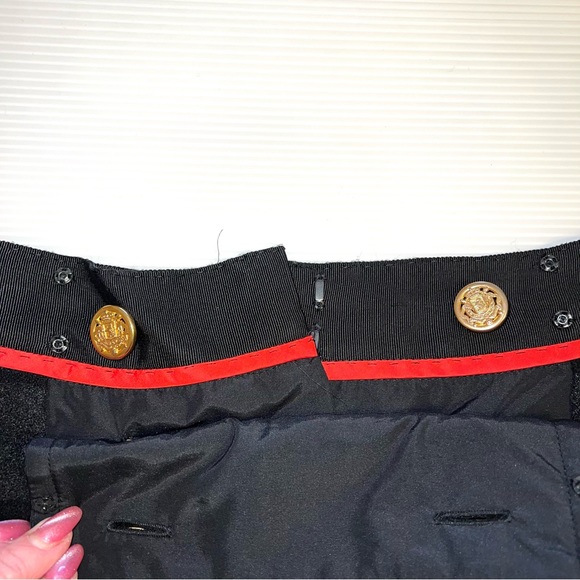 Per Se Women’s Black/Gray Wool Striped Skirt. Sz 8 - Picture 3 of 10